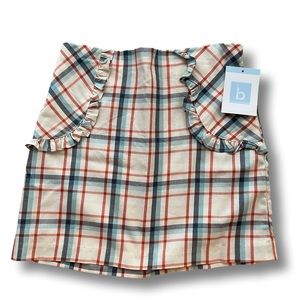 Bella Bliss Peppa Skirt Baker Plaid Size 10 (worn once)